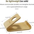 thumbnail image 5 of 2025 Latest Model Wood Cell Phone Stand for iPhone 5 6 7 8 X Plus, LG, Huawei, 5 of 5