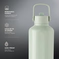 thumbnail image 4 of Thyme & Table 32oz Stainless Steel Cleo Bottle with Straw, Mint, 4 of 8