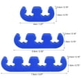 thumbnail image 4 of Unique Bargains 12pcs Universal 7mm 8mm 9mm Car Engine Spark Plug Separators Ignition Wire Separators Holder Black, 4 of 7