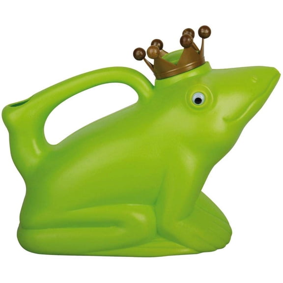 Esschert Design Frog Prince Green Watering Can – Whimsical Garden Tool & Decor