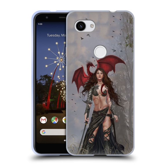 Head Case Designs Officially Licensed Nene Thomas Gothic Dragon Witch Warrior Sword Soft Gel Case Compatible with Google Pixel 3a