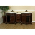 thumbnail image 3 of Bellaterra Home 82.7 in. Double sink vanity-walnut-white marble, 3 of 4