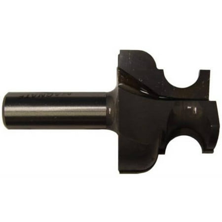 

Magnate 2603 Palace Pattern Router Bit — 3/4 Cutting Length; 1/4 Cutting Depth; 1/2 Shank Diameter; 3/16 and 1/8 Radius; 1-1/2 Shank Length