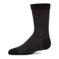 thumbnail image 2 of MeMoi  Bicolor Dashline Crew Socks - Boys - Male, 6-7, Black, 2 of 9