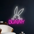 thumbnail image 2 of Handmadetneonsign Rabbit Neon Sign, Bunny Neon Light, Easter Rabbit Led Light, Animal Neon Light, 2 of 5