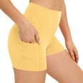 thumbnail image 4 of Miluxas Tennis Dress for Women Workout Dress with Shorts Athletic Dress for Exercise Golf Dresses Yellow S, 4 of 6