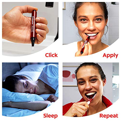 tandarts huid Nu Colgate Optic White Overnight Teeth Whitening Pen - Walmart.com