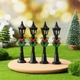 thumbnail image 3 of Howish christmas lamp post 4pcs Mini Christmas Street Light Models for Landscape(4.72"X0.79"X0.79"), 3 of 8