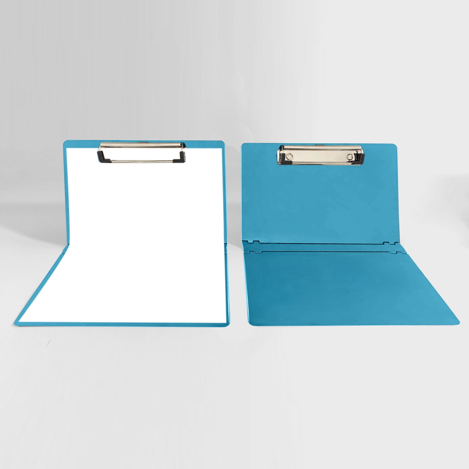 Nursing Clipboard – Trifold Design With Cheat Sheets, Compact For Clinicals, Light Blue