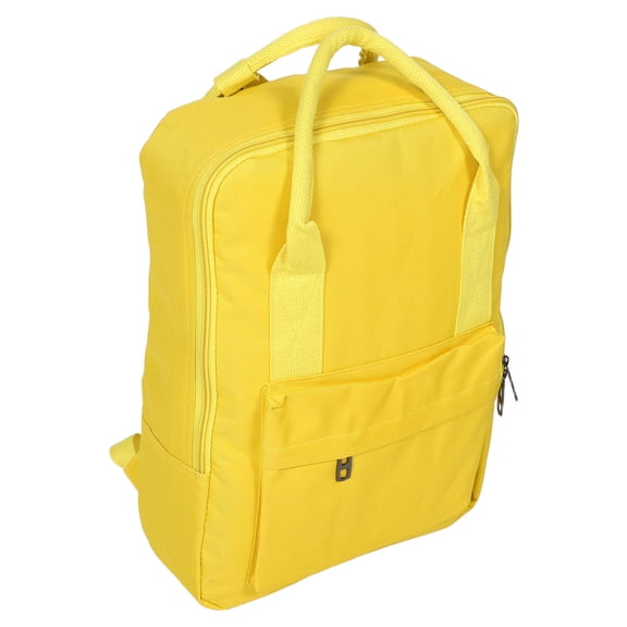 OUNONA Yellow Travel Backpack Large Capacity Comfortable Carrying Experience