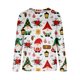 thumbnail image 4 of Sudaderas Navideñas de Cuello Redondo Para Mujer, Camisas Casuales de Manga Larga, Suéter Estampado, Túnica, Tops Odeerbi ODB205154, 4 of 5