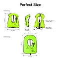 Rrtizan Snorkel Vest, Adults Portable Inflatable Swim Vest Jackets for Snorkeling Swimming