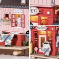 thumbnail image 2 of Rolife Teens Wall Hanging DIY Miniature Dollhouse Kit with LED, 118.11'', 2 of 8