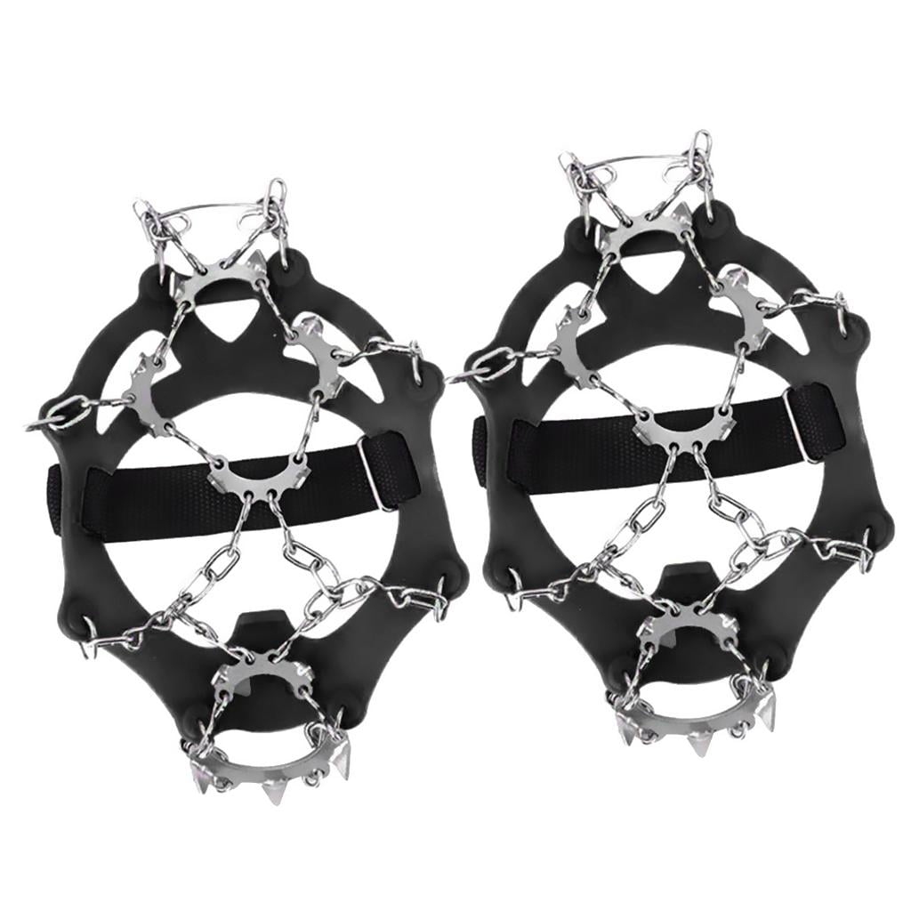 1 Pair 13 Ice Crampons for Walking Climbing Mountaineering