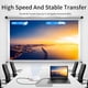 thumbnail image 4 of Cable 2.0 compatible con Cables compatibles a micro 4K@60Hz 18gbps 2160p 1080p macho-Macho Ultra suave y delgado Extremadamente flexible para HDTV Proyector portátil, 4 of 9