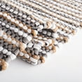 thumbnail image 5 of SAFAVIEH Vintage Leather Augustin Striped Area Rug, Grey/Ivory, 6' x 6' Square, 5 of 8