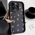 thumbnail image 5 of Bonita funda para teléfono para iPhone 15, funda para iPhone 11, 13, 12, 14, 16 Pro Max, XR, XS, 7, 8 Plus, SE, a prueba de golpes, con lazo de cereza, 5 of 5