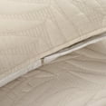 thumbnail image 5 of Isla Embroidered Leaf Reversible Cotton Quilt Neutral/White 3Pc Set King/Cal King, 5 of 6