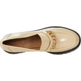 thumbnail image 4 of Sam Edelman Taelor Wheat Rounded Toe Slip On Chunky Heel Fashion Classic Loafers (Wheat, 6.5), 4 of 6