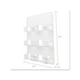 thumbnail image 4 of deflecto Six-Pocket Wall Mount Business Card Holder, Holds 480 2 X 3 1/2 Cards, Clear, 4 of 7