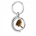 thumbnail image 1 of Animal Papier Break Chocs Lions Rotation Porte-Clés Porte-Clés en Métal, 1 of 2