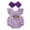 Purple, variant on BemeyourBBs Newborn Baby Girls Mardi Gras Outfits They Found Me In A King Cake Carnival Summer Clothes Plaid Gingham Romper Cute Embroidery Ruffle Fly Sleeve Jumpsuit Headband