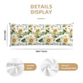 thumbnail image 2 of Naloa Watercolor Bright Sunflowers Super Soft 20x60 Body Pillow Case,Long Side Hidden Zipper（PILLOWS ARE NOT INCLUDED）, 2 of 5