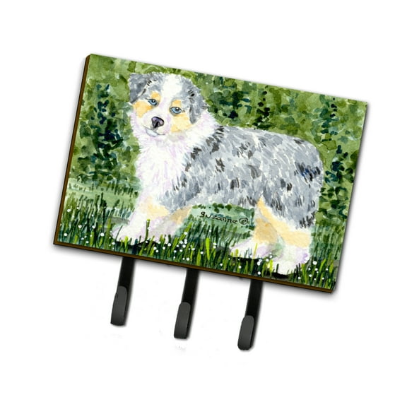 Carolines Treasures SS8846TH68 Australian Shepherd Leash Holder or Key Hook, Large, Multicolor
