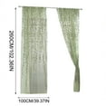 thumbnail image 2 of HCBY Pastoral Sheer Voile Curtain Panel - Light Filtering Window Drapery for Living Room Bedroom Door, Washable Polyester Fabric, 2 of 6
