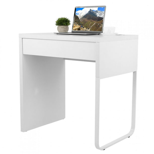 Computer Desk With Drawer Writing Table, Small White Computer Desk Ikea