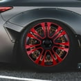 thumbnail image 1 of FUEENIRVA Rim Covers Wheel Hub Cap Black Waterproof 1Pcs for Car Wheels, 1 of 8