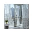 thumbnail image 1 of 1 PC 150cm x 180cm Creative Panel Sheer Voile Window Curtain, 1 of 5