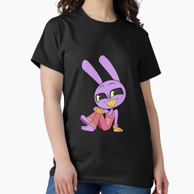 Cheeky Jax Chibi Cute Mini Rabbit Digital Circus Character Tee Unisex T-Shirt D00089, up to size 5XL
