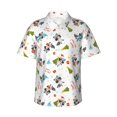 thumbnail image 1 of Balery happy new year Raccoon Camisas hawaianas de manga corta para hombre, camisas playeras de corte holgado, camisas de vacaciones con botones,Medium, 1 of 7