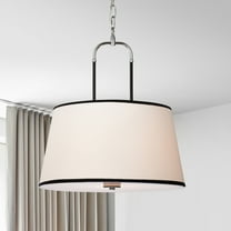 Taro 17.7 in. 3-Light Indoor Chrome Finish Chandelier