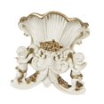 thumbnail image 4 of Jarrón de ángel de pared, adorno floral decorativo, maceta de resina elegante Beige y oro, 4 of 9
