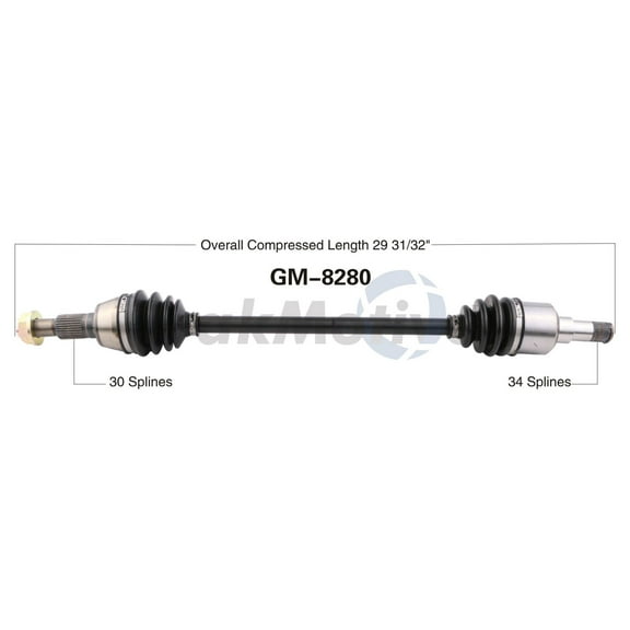 CV Axle Shaft Fits select: 2010-2017 CHEVROLET EQUINOX, 2010-2017 GMC TERRAIN