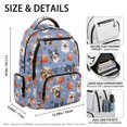 thumbnail image 7 of KUIFORTI Basketball Dog Print Boys Backpack Kids School Bag Durable Polyester with Adjustable Straps Multiple Organizer Pockets Back to School Supplies, 7 of 7