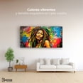 thumbnail image 2 of Cuadro Decorativo Canvas Retrato Rasta Urban 140x70, 2 of 3