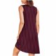 thumbnail image 4 of mfyjkho Vestidos casuales para mujer, Camisón sin mangas con bolsillos y estampado para mujer, camisón plisado con cuello redondo Vestidos de fiesta para mujer m, 4 of 7