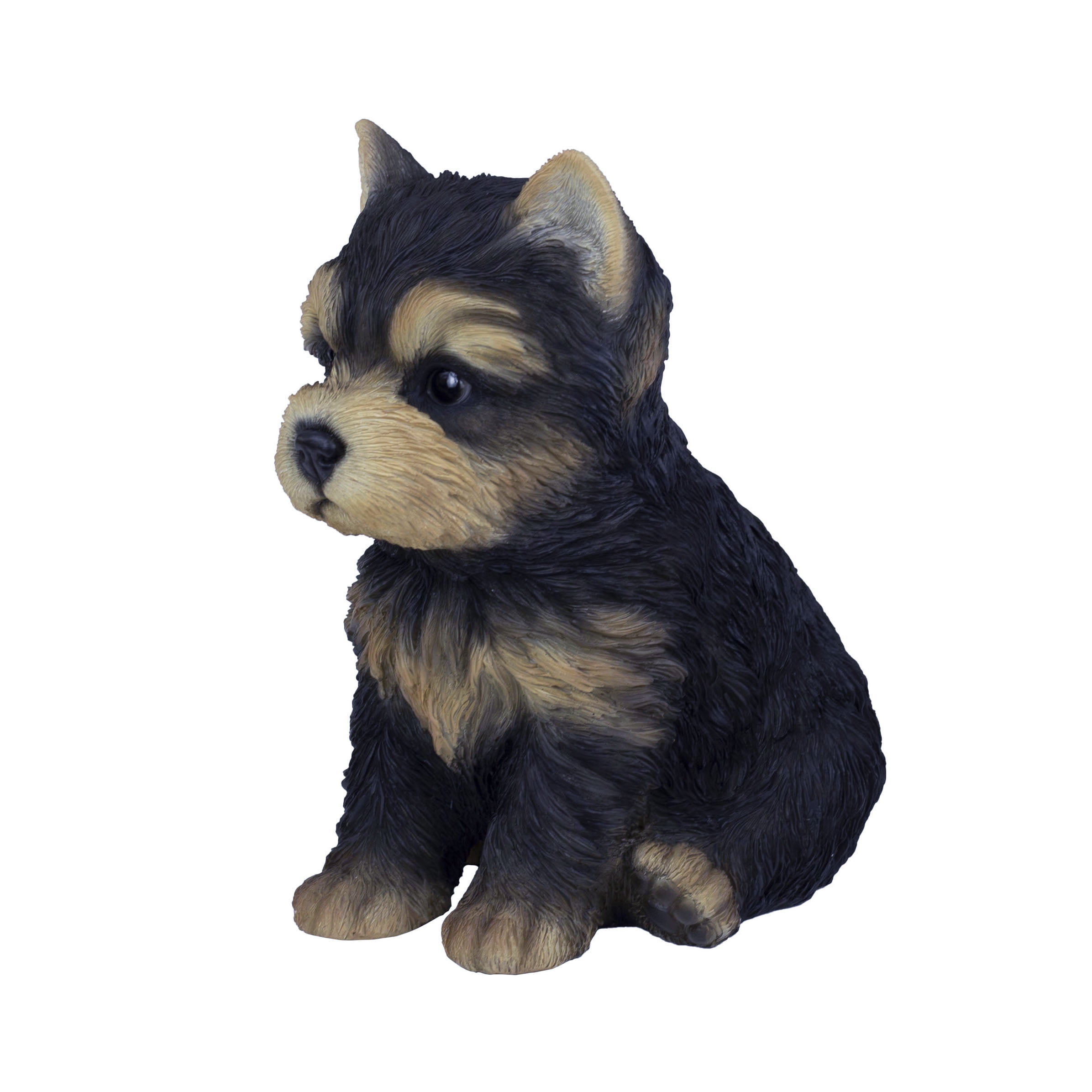 SOREAL Brown Baby YorkTerrier | Handpainted Decorative Puppy Statue for Home & Garden Decor | Premium Polyresin Dog Statue | Gift for Dog Lovers | Weather-Resistant Indoor/Outdoor Decor