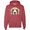 Vintage Heather Red, variant on Beagle Dog Animal Lover Graphic Hoodie Sweatshirt