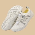 thumbnail image 6 of Mens Swim Shoes Quick-Dry Barefoot Non-Slip Athletic Sneakers Quick-Lace Breathable Mesh Toe Protection for Beach Hiking White,Size 10, 6 of 6