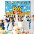 thumbnail image 6 of Cartoon Story Blue Sky Birthday Party Backdrop-5x3ft Happy Birthday Party Supplies Banner for Boys Girls Cartoon Story Blue Sky Theme Party Decorations, 6 of 8