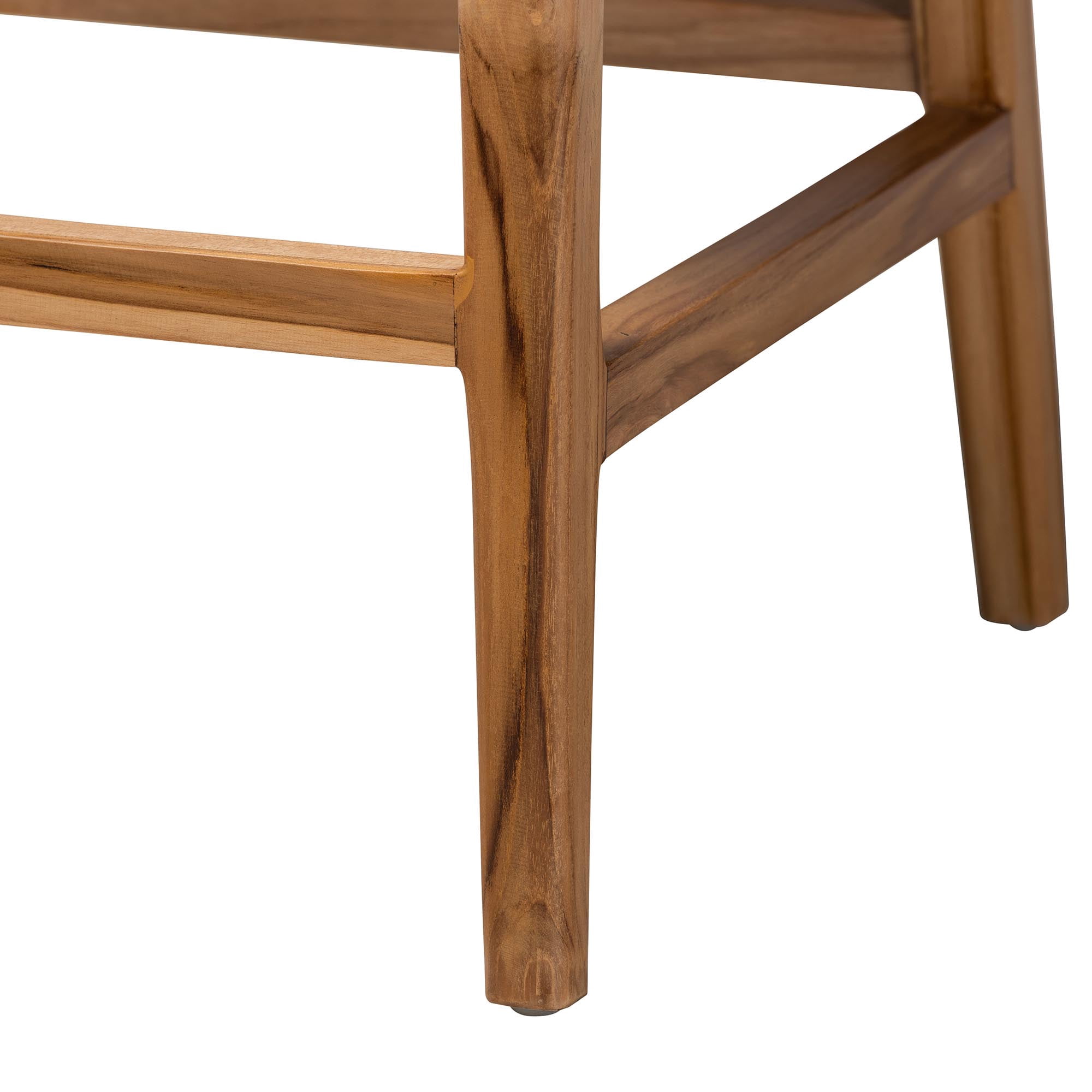 bali & pari Storsel Boho Counter Stool, 25.6" H Counter Height, Natural Brown