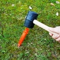 thumbnail image 6 of Hyper Tough 11 inch Ground Stake, Orange Color, Durable Plastic, Landscaping Stake Type, 1 oz, 6 of 10