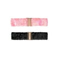 thumbnail image 1 of Cinturones Anchos para Mujeres INSPIRE CHIC con Hebillas de Interbloqueo, Brillantes y Elásticos, 2 Piezas, Rosa, 1 of 5