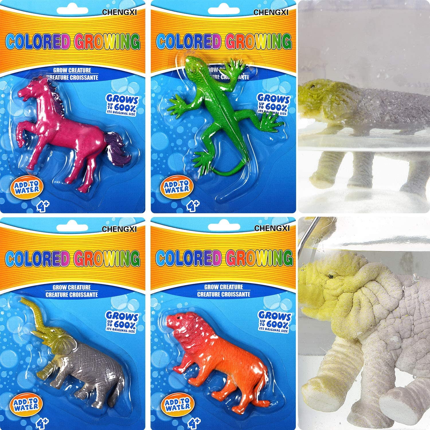 HTCM d 4 Pieces Growing Animal Creature Magic Grow Animals Expandable Sea  Creature Set Magic Giant Grow Water Animal Party Favors for Fun | Walmart  Canada