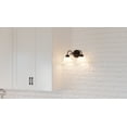 thumbnail image 3 of Design House Millbridge 2-Light Dimmable Vanity or Wall Light with Frosted Glass Shades, Oil Rubbed Bronze, 3 of 19