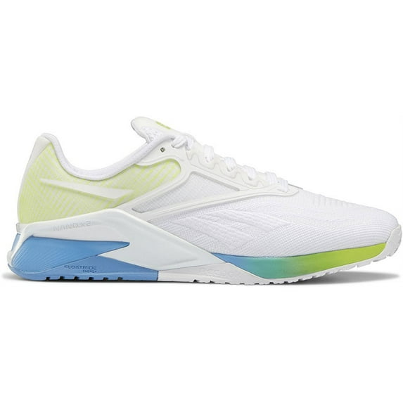 Womens Reebok Reebok Nano X2 Shoe Size: 7.5 Ftwr White - Essential Blue - Acid Yellow Cross Training